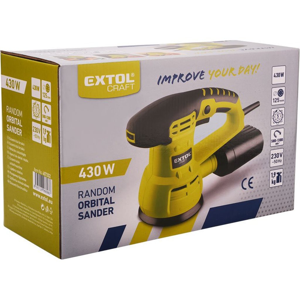 MÁY ĐÁNH BÓNG  TRÒN 430W EXTOL 407202