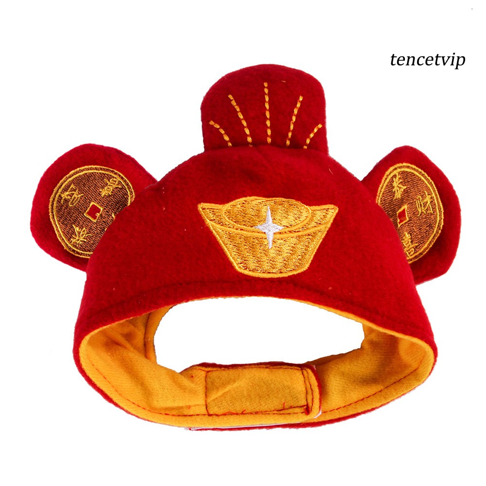 Mũ Đội Đầu Bằng Cotton Dễ Thương Dành Cho Thú Cưng