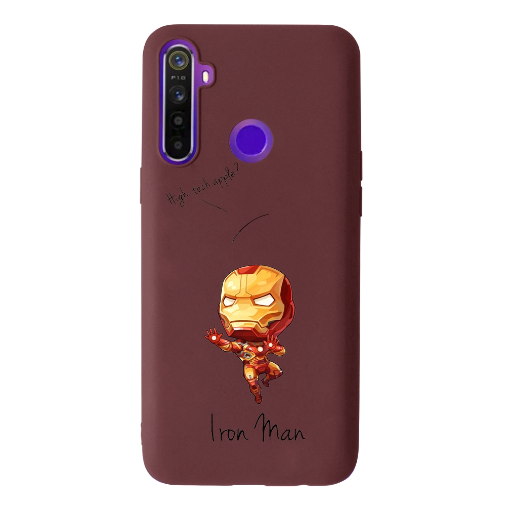 Ốp điện thoại họa tiết Captain America Người Sắt cho OPPO A12 Realme 5 5 Pro C2 A3S A5S A71 F11 A5 A9 2020 F11 Pro