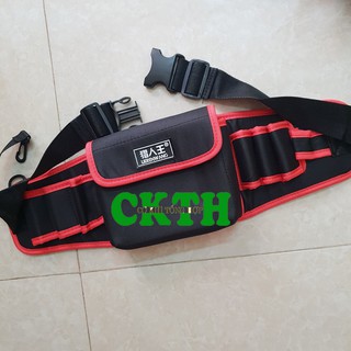 Túi Đồ Nghề Đeo Bụng Vải Dù Siêu Dày. Túi đồ nghề chuyên dụng cho các bác thợ đựng dụng cụ sửa chữa chuyên dụng