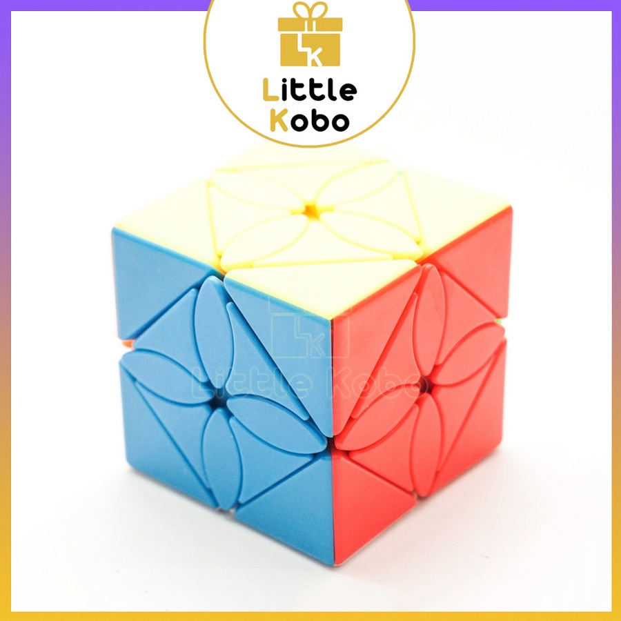 Rubik Biến Thể MFJS MeiLong Ivy Skewb Maple Leaf Skewb Stickerless Rubik Biến Thể Maple Leaves