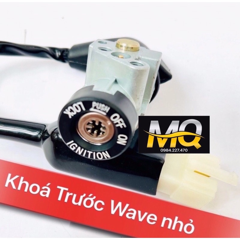 🔥BỘ Ổ KHOÁ XE MÁY WAVE NHỎ 2006 TRỞ VỀ TRƯỚC - 8 CẠNH - KHOÁ ĐIỆN VÀ KHOÁ YÊN mQ.shop