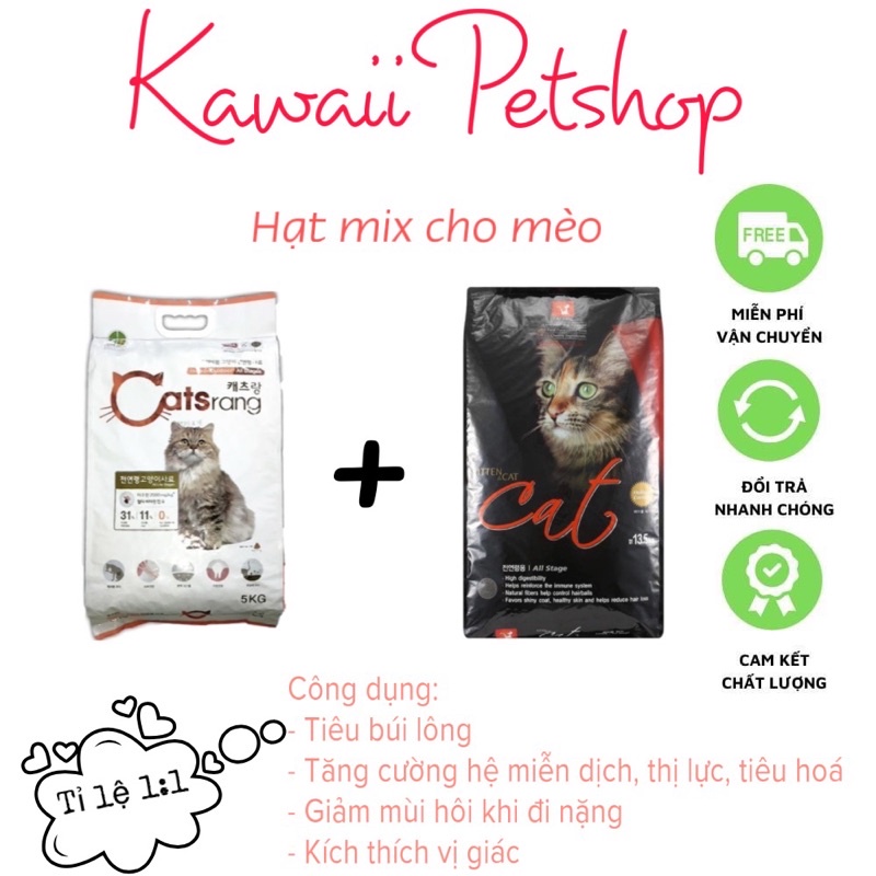 Hạt Mix dinh dưỡng cho mèo