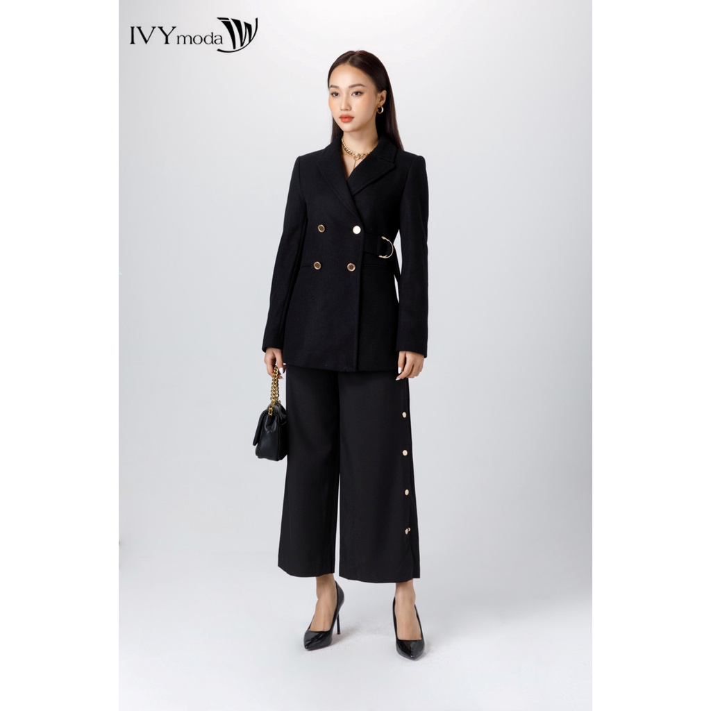 [Mã WABR0101 giảm 10% đơn 99K] Áo khoác dạ nữ dáng vest IVY moda MS 70M7013 | BigBuy360 - bigbuy360.vn