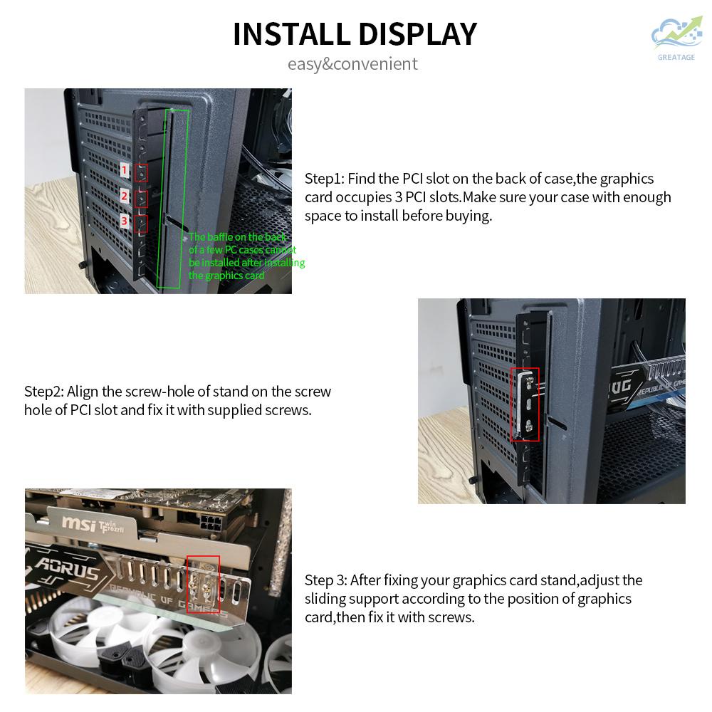 Mới Card Đồ Họa Rgb25 Rgb Với Hiệu Ứng Đèn Rgb 5v 4pin Giá Đỡ | BigBuy360 - bigbuy360.vn