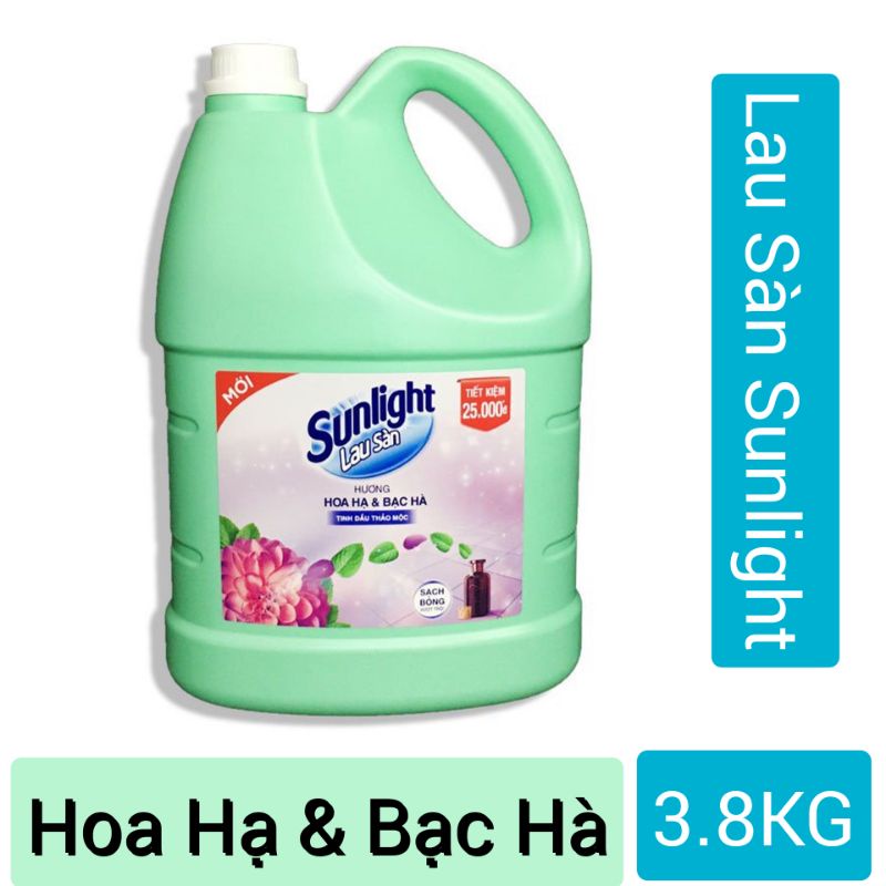 NƯỚC LAU SÀN SUNLIGHT 3.6KG/3.8KG (ĐỦ MÀU)