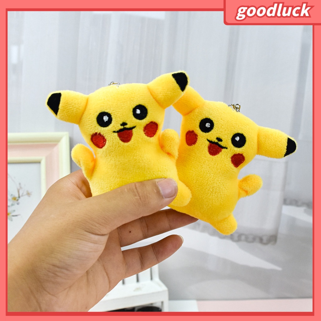 Móc khóa hình Pikachu màu vàng dễ thương