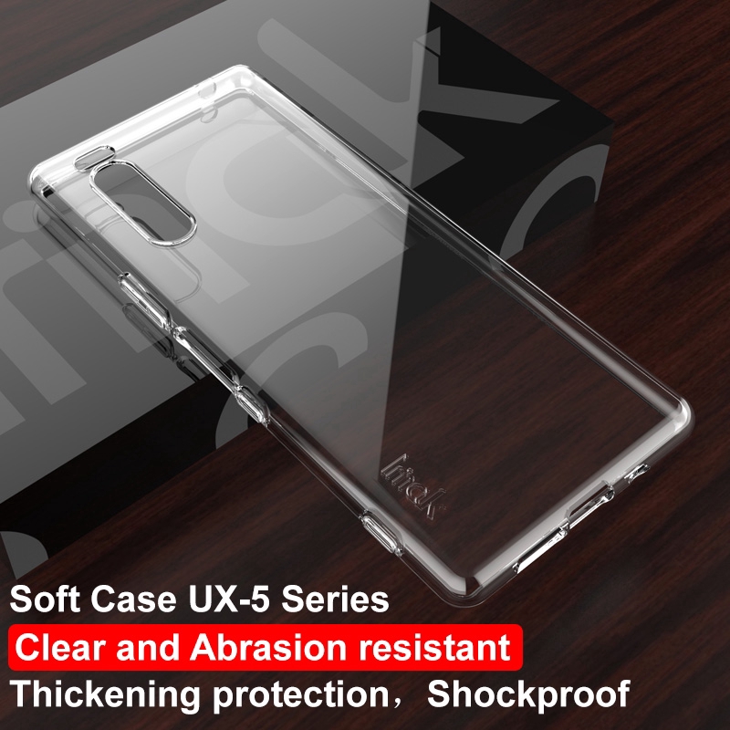 Ốp Điện Thoại Imak Bằng TPU Silicon Mềm Trong Suốt Chống Sốc Cho Sony Xperia 5 Sony J8210 J8270 J9210