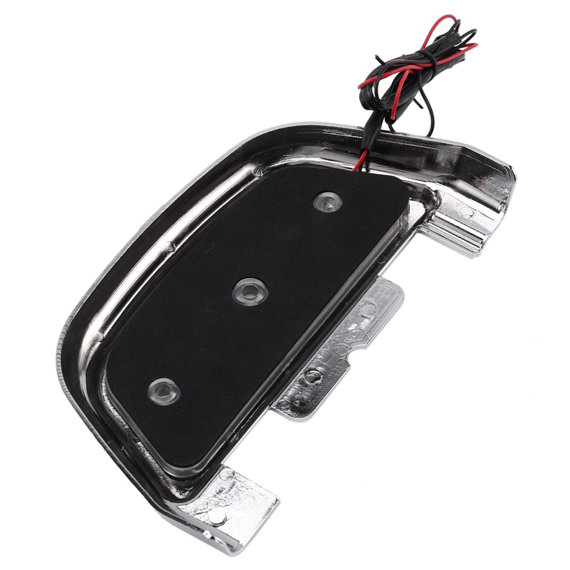 Rear Passenger Footboard Pedal Footrest Black ABS Cover LED Lighted | BigBuy360 - bigbuy360.vn