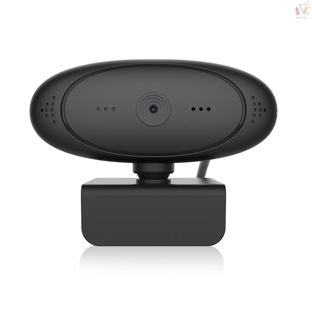 Webcam 1080p Hd 2 Mega Pixel Xoay 360 Độ Tự Động Lấy Nét Kèm Micro Cho Máy Tính