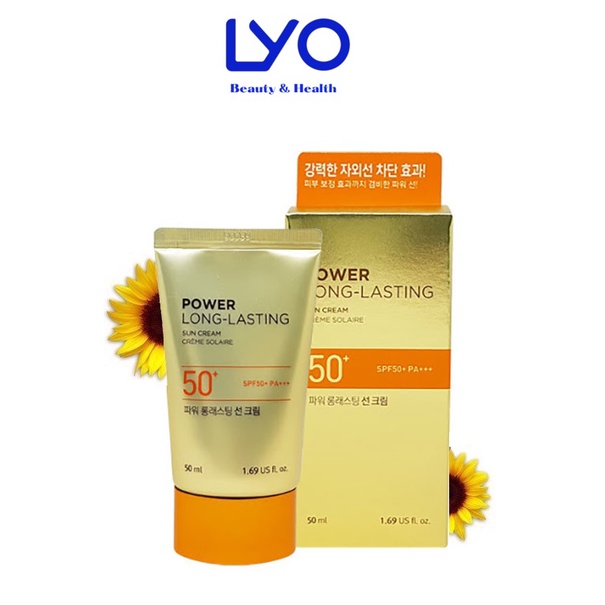 KEM CHỐNG NẮNG THE FACE SHOP NATURAL SUN ECO POWER LONG-LASTING SUN CREAM SPF50+ PA+++..