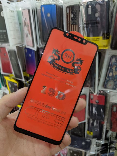 Cường lực 19D Redmi Note 6 Pro FREESHIP Từ 50k full màn full keo ôm màn 2.5D chất đẹp