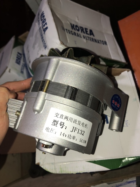 Sản phẩm gia đình làm: máy phát công nông ra điện 14v 500w