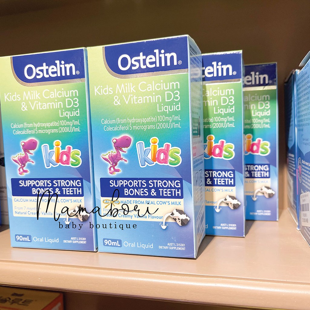 Tăng đề kháng Ostelin Canxi, Vitamin D3 Kid dạng nước cho bé tăng đề kháng tổng hợp