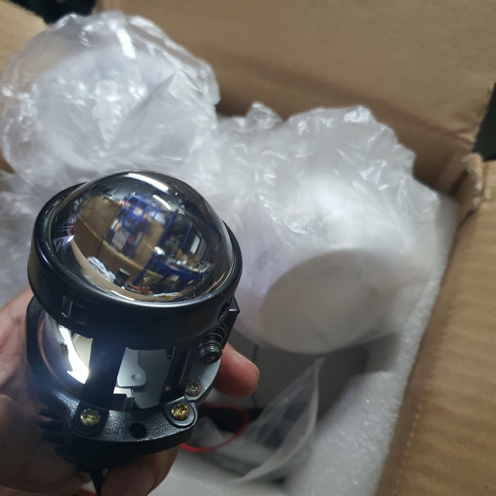 Bi pha cốt chân ren vặn không phá chóa SBC 45W sáng trắng/ vàng nắng, driver rời, kèm chụp xi
