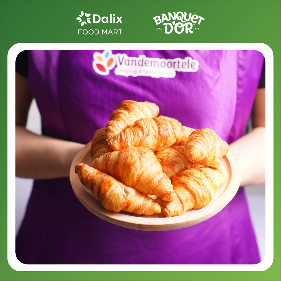 Bánh Croissant sừng bò cấp đông Nhập khẩu Pháp set 6 cái/ 12 cái/ 30 cái