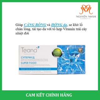 Serum teana Super Food giúp da CĂNG MỊN và TRẮNG HỒNG,se khít lỗ chân lông, tái tạo da