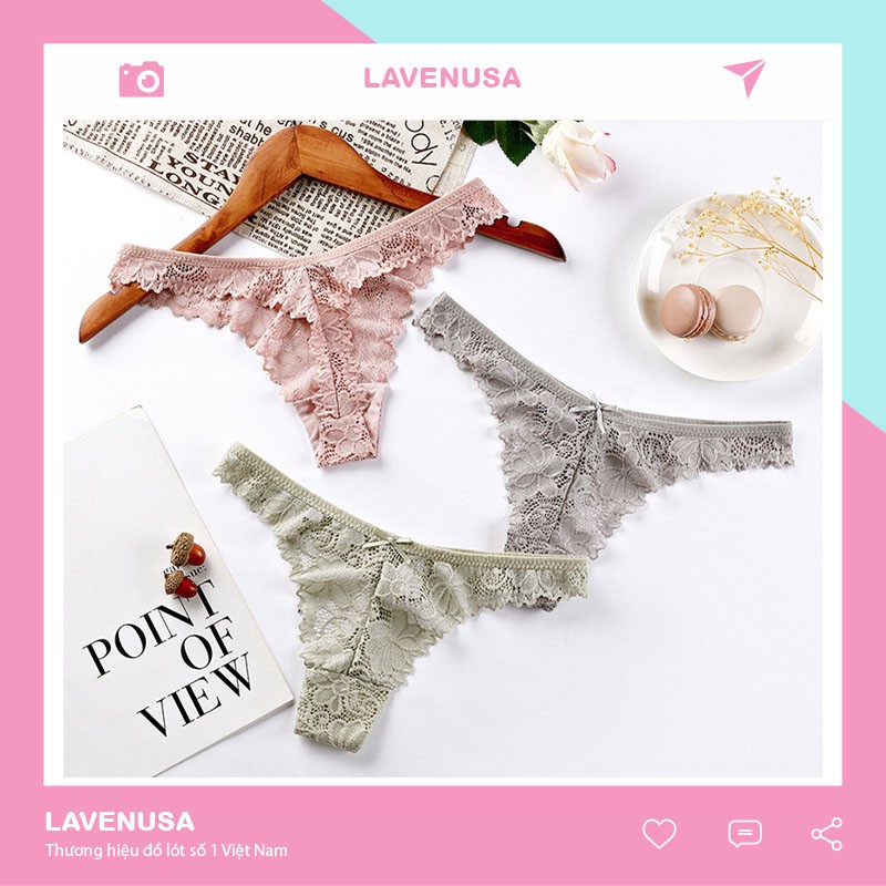 Quần lót lọt khe ren cao cấp nâng mông sexy giá rẻ QL93