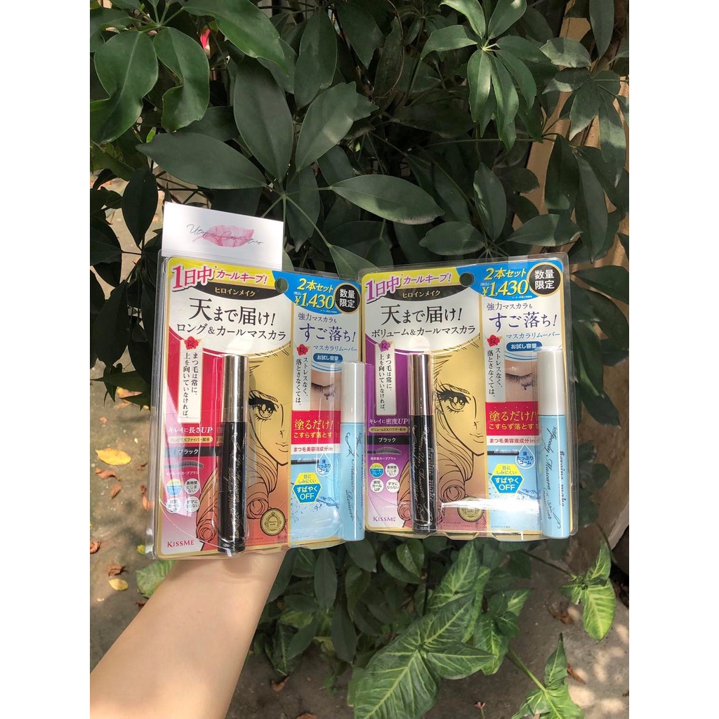 Sản phẩm Set mascara và eyeliner kiss me heroin