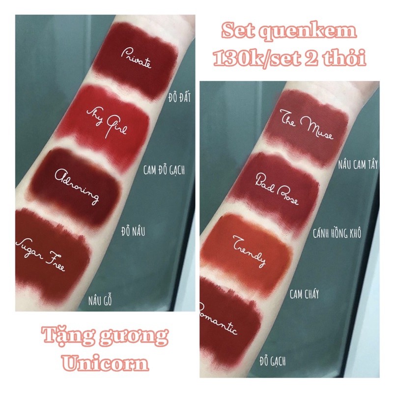 SET QUENKEM (tặng gương Unicorn) | BigBuy360 - bigbuy360.vn