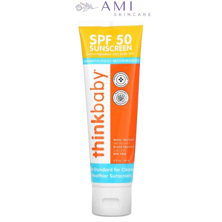 Kem chống nắng vật lý nâng tone Thinkbaby SPF 50 Sunscreen
