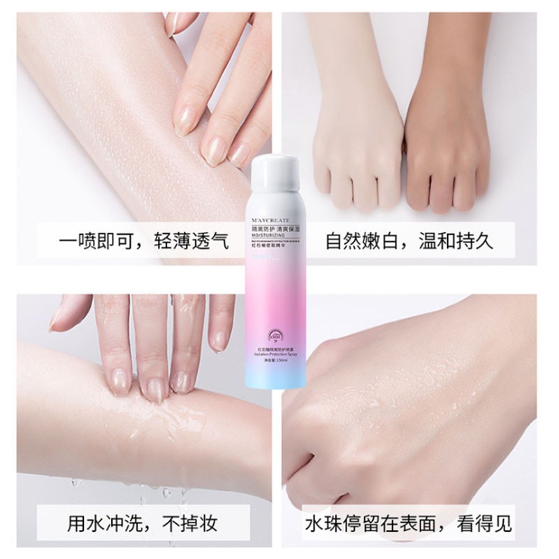 Xịt Chống Nắng Trắng Da Maycreate Moisturizing Spray - LAI'S STORE