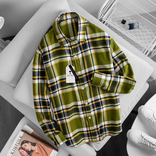 Áo sơ mi nam dài tay VNXK dư xịn 100% cotton