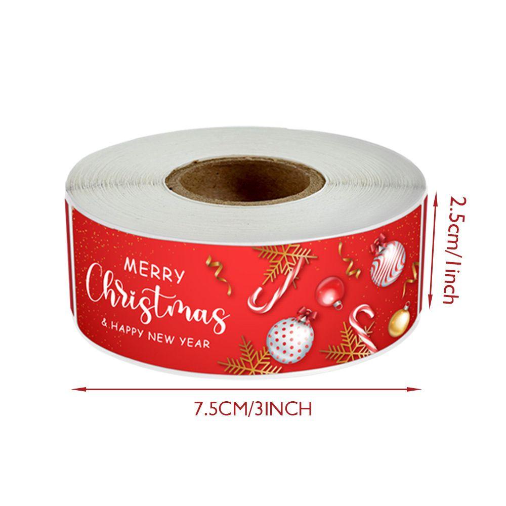 KRNY Cuộn 120 Sticker Dán Trang Trí Giáng Sinh