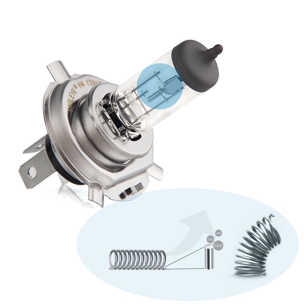 Bóng đèn pha 24V H7 70w/H4/H1 100w tiện dụng cho xe hơi