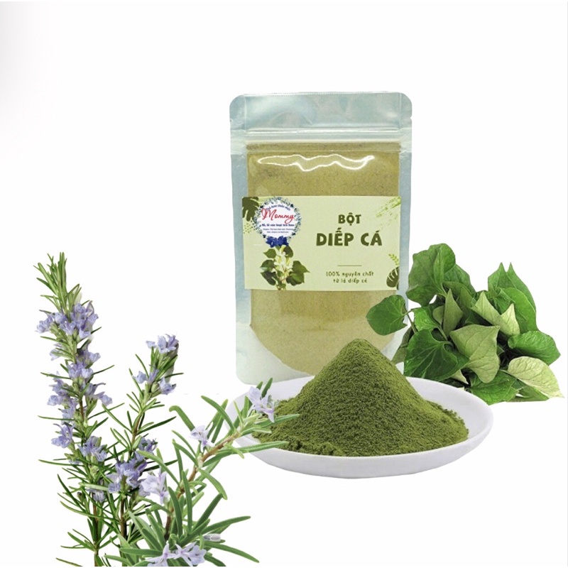 100g bột rau diếp cá hữu cơ nguyên chất