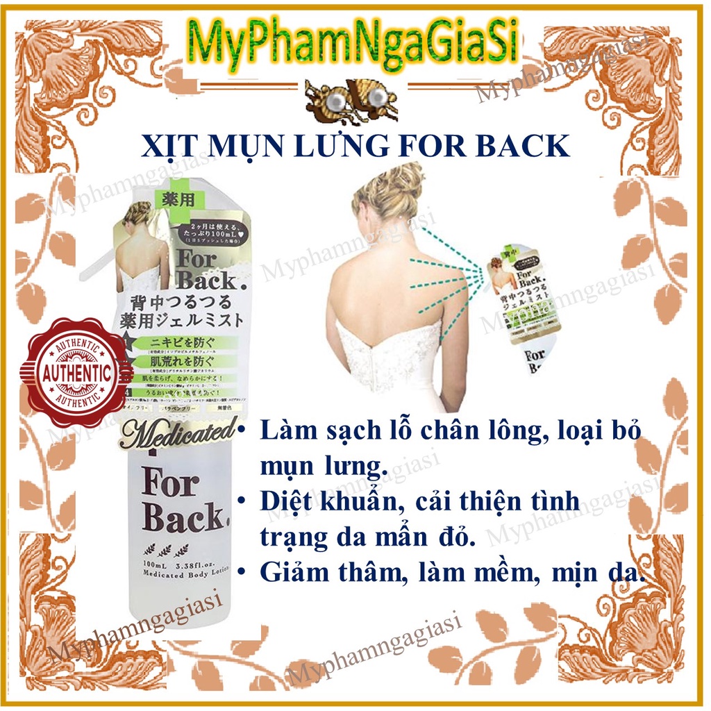 Xịt  mụn lưng PELICAN FOR BACK