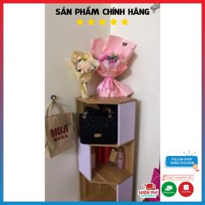 Kệ Góc Tường Ngũ Giác, tiện lợi, kệ đa năng, bền đẹp chất gỗ MDF dễ dàng lắp ráp