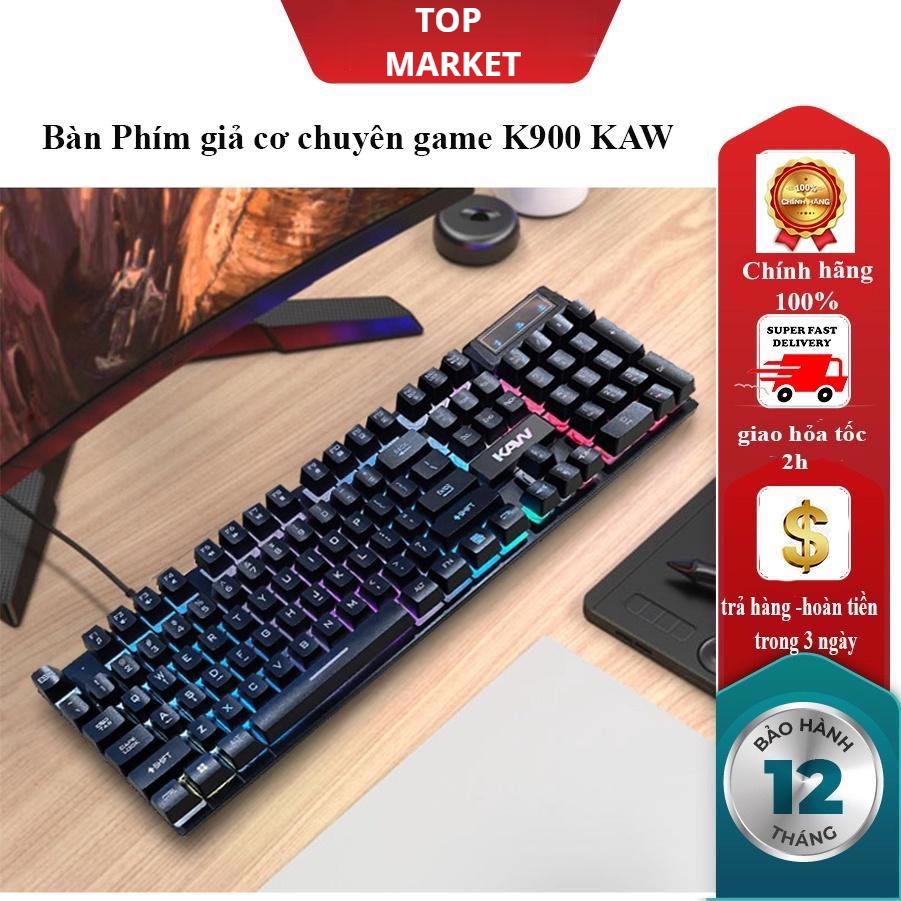 Bàn Phím Giả Cơ Gaming, Bàn Phím Máy tính giá rẻ có LED, Nhiều chế độ Led, Phím Nảy, bảo hành uy tín