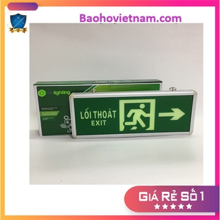 Đèn exit chỉ dẫn thoát hiểm đi bên phải, thời gian sạc siêu nhanh, siêu tiết kiệm điện