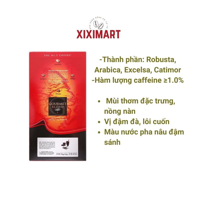 Cà phê Gourmet Blend hộp 500g  Cà phê rang xay pha phin Trung Nguyên