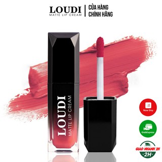Son kem lì màu hồng đất 5g vỏ đen Loudi 19007HĐ chính hãng