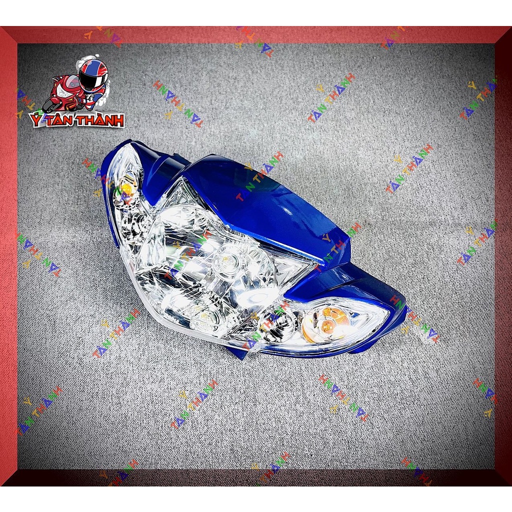 Bộ đầu đèn sirius hello màu xanh có pha đèn chính hãng MS01