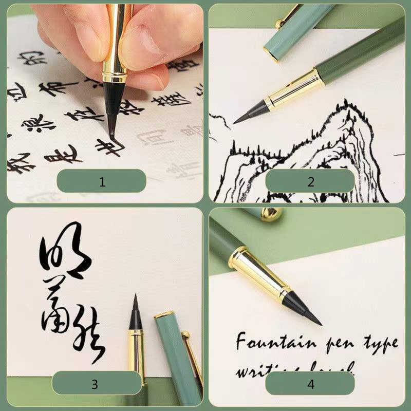 Kẹp Kim Loại Hấp Thụ Mực Cho Bút Thư Pháp Trung Quốc