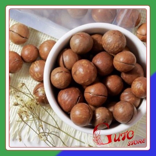 Hũ 500g Macca nứt tự nhiên hạt to loại 1