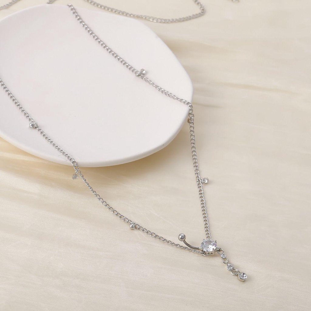 Max=> Thời Trang|Khuyên Trang Sức Xỏ Rốn Phối Dây Xích Gợi Cảm Cho Nữ