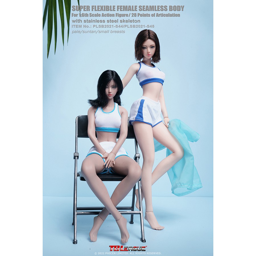 Mô hình Búp Bê Silicone Action Figure 1:6 Thiếu Nữ Teen chính hãng TBLeague Phicen S44 S45