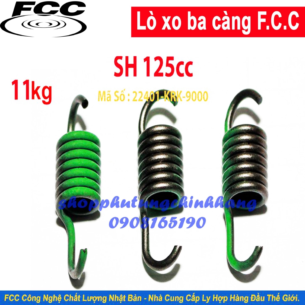 Bộ Lò Xo Bố Ba Càng Chống Rung Đầu Cho Xe Tay Ga - 8kg , 10kg, 11kg, 12kg, 13kg - Japan