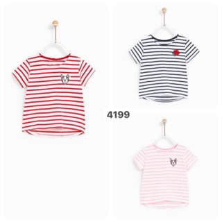 Áo phông kẻ zara xuất