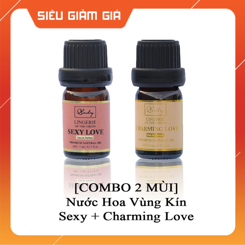 Nước Hoa Vùng Kín Sexy Love + Charming Love 5ml