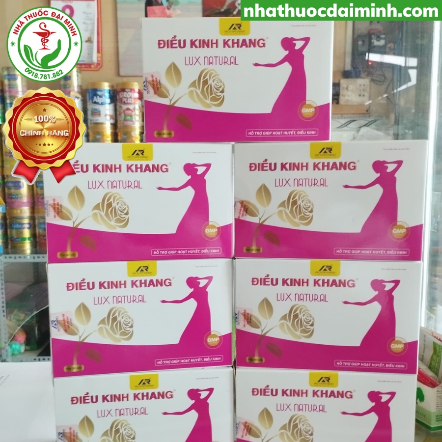 Điều Kinh Khang Lux Natural Hộp 30 Viên - Hỗ Trợ Điều Hòa Kinh Nguyệt