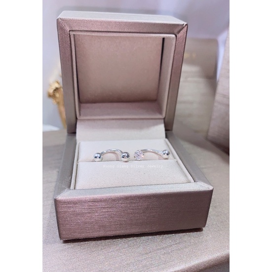 Khuyên rốn bạc ta 6mm s925 - Bạc chuẩn