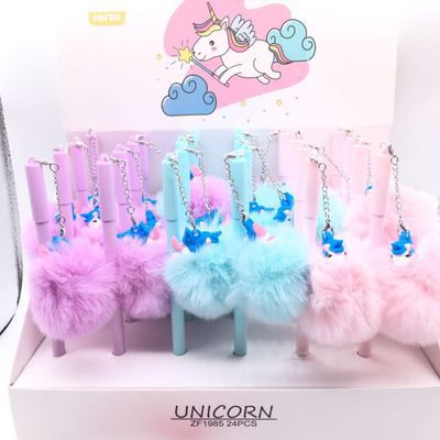 Bút quả bông bangtan BQB14 ombre bút quả bông cute bút quả bông dễ thương
