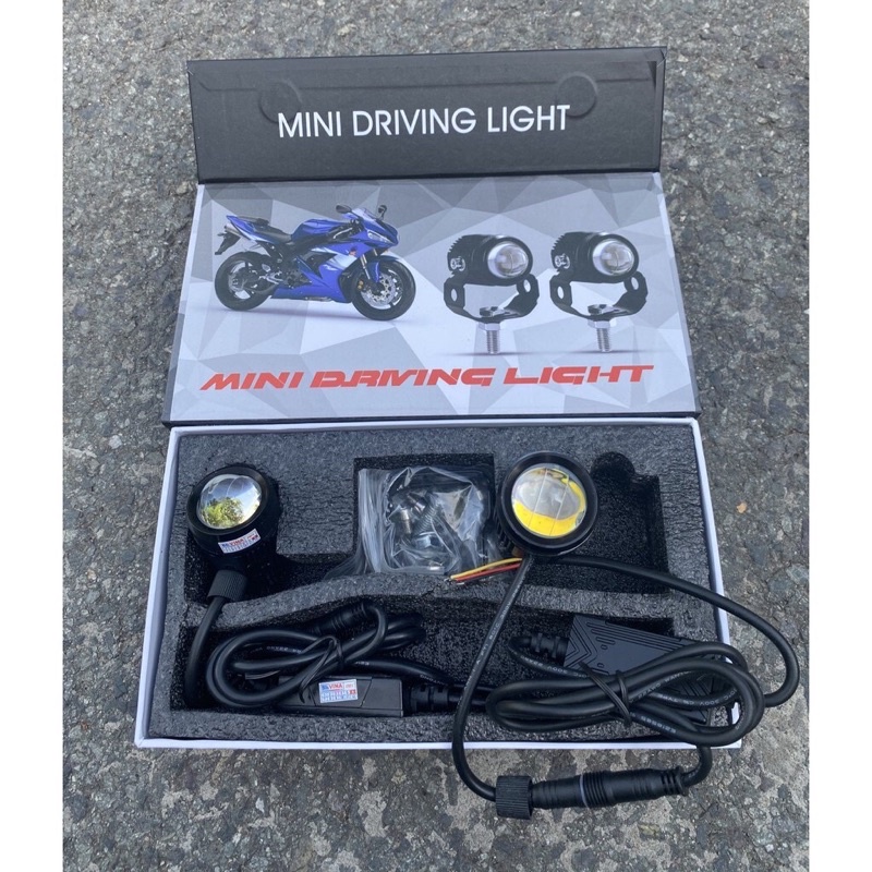 Đèn trợ sáng bị cầu mini hàng loại 1 tụ rắc cắm sịn( tặng công tắc 3 lấc)