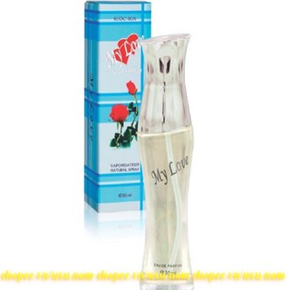 Nước Hoa Nữ 35Ml My Love Hộp Màu Sọc Xanh Da Trời Chính Hãng.