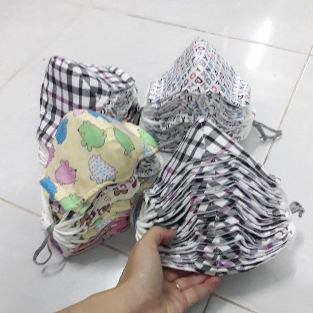 Khẩu trang vải trẻ em - Hàng 3 lớp vải xịn | BigBuy360 - bigbuy360.vn